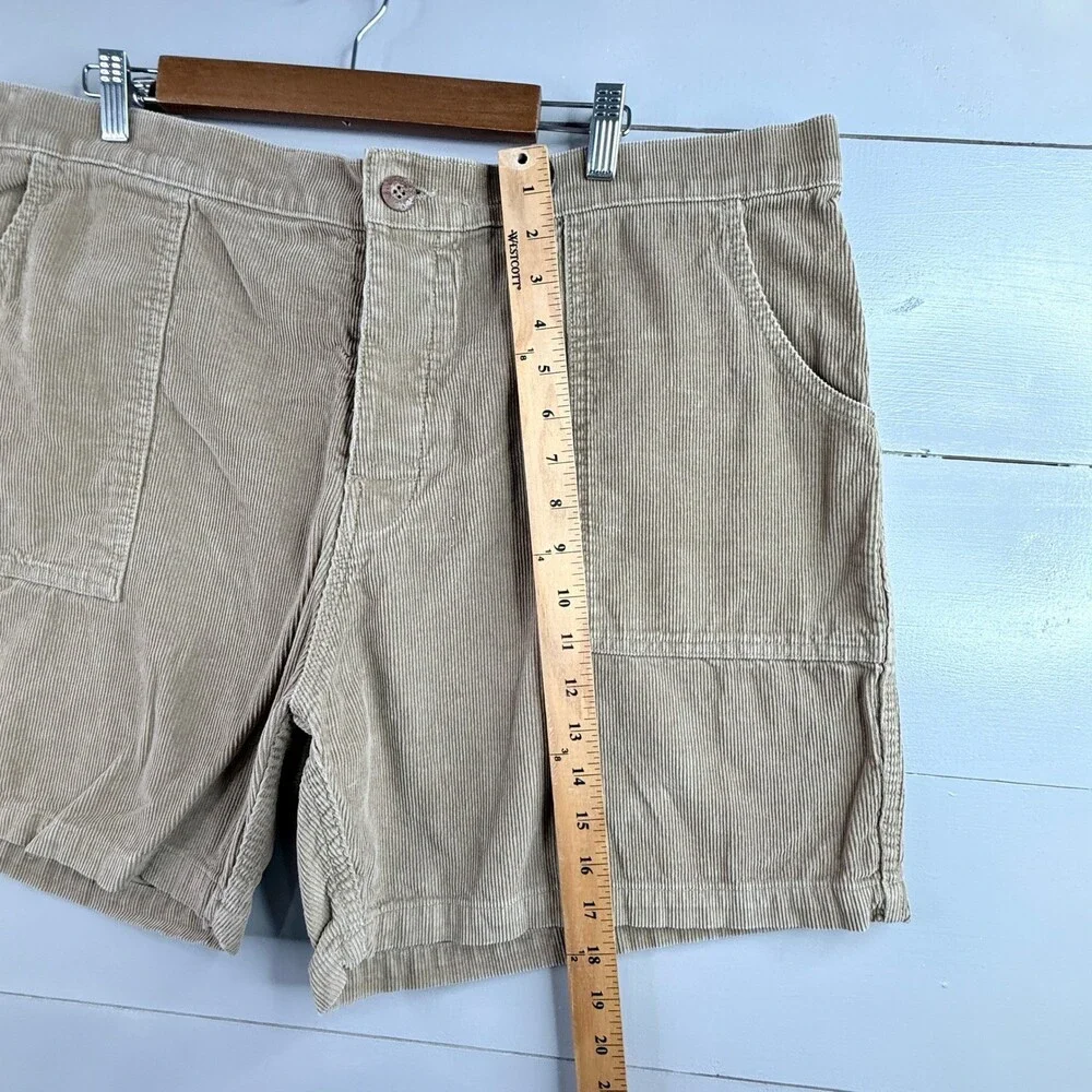 Birdwell Beach Britches Shorts Mens 41 Beige Corduroy USA Surf Button Fly